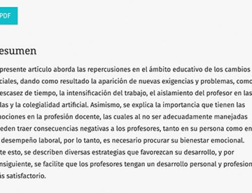 Bienestar emocional en los profesores